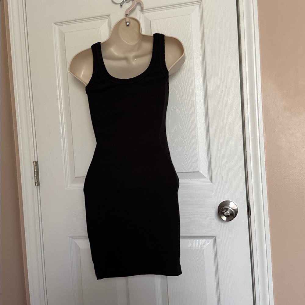Black Mini Dress - Picture 2 of 3